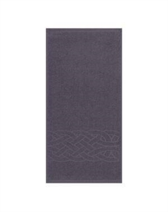 Полотенце махровое Tales, 30х50 см, темно-серый, хлопок Донецкая м