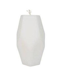 Свеча интерьерная Многогранник, 5х9 см, средний, парафин, белый Антей кэнд