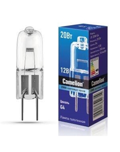Лампа галогенная CAMELION JC, G4, капсульная, 20Вт, 12В Litarc lig