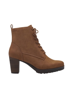 Ботинки на каблуке каштановый Laredoute