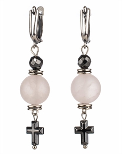 Серьги Бусики-колечки