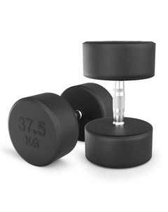 Гантель круглая обрезиненная 37.5 кг PRO DBRND37_5PBKx2 2 шт Unixfit