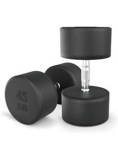 Гантель круглая обрезиненная 45 кг PRO DBRND45PBKx2 2 шт Unixfit