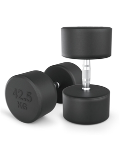 Гантель круглая обрезиненная 42,5 кг PRO DBRND42_5PBKx2 2 шт Unixfit