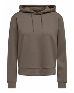 Свитшот с капюшоном Lounge каштановый Laredoute