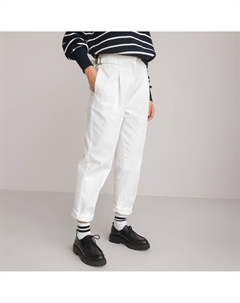 Ботинки-дерби кожаные на шнуровке черный Laredoute