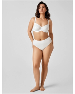 Трусы макси женские белые Mark formelle