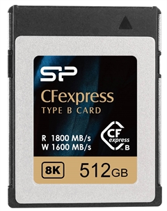 Карта памяти 512GB SP512GBCFEB21V10 CFexpress Type B 1800/820MB/s Silicon power