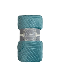 Плед 200х220 см микрофибра бирюзовый Texrepublic