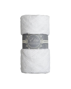 Плед 200х220 см микрофибра белый Texrepublic