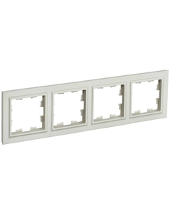 Рамка Brite РУ-4-БрКр четырехместная бежевая (BR-M42-K10) Iek