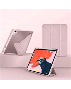 Чехол-книжка Defender Protective Case для Apple iPad Air 4/5 и Air 11 (2024/2025), с подставкой и отделением под стилус (розовый) Wiwu