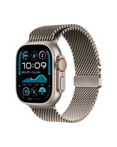 Смарт-часы Watch Ultra 2 (2024) 49mm Natural Titanium Case with Natural Titanium Milanese Loop (M) Apple