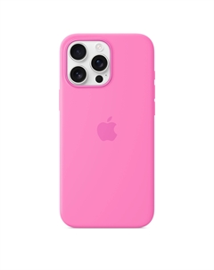 Чехол-накладка Silicone Case with MagSafe для iPhone 16 Pro Max (Peony) Silicone case