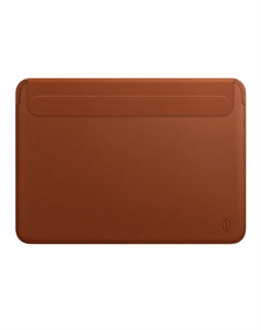 Чехол для ноутбука Skin Pro II PU Leather Sleeve для Apple MacBook Pro 13/Air 13 (2018) (коричневый) Wiwu