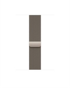 Ремешок для Watch 46mm Natural Stainless Steel Milanese Loop (S/M) (MC7J4) Apple