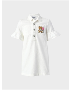 Платье с рюшами на рукавах Moschino