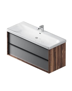 Тумба под раковину подвесная AM.PM Stern 105 см 2 ящика цвет орех Am.pm.