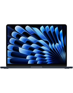 MacBook Air 13" (M3, 8C CPU/10C GPU, 2024), 24 ГБ, 512 ГБ SSD, «полуночный черный» Apple