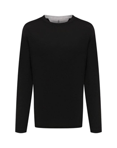 Лонгслив из шелка и хлопка Brunello cucinelli