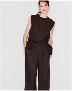 Жилет шоколадного цвета 2mood