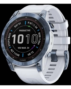 Часы Fenix 7 Sapphire Solar Mineral Blue DLC Titanium Синие Garmin