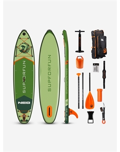 Cап борд надувной NEO 11 335х81х15 в максимальной комплектации., Зеленый Supforfun