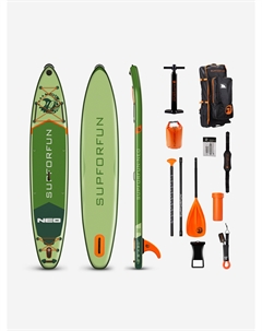 Cап борд надувной NEO 12.6 381х76х15 в максимальной комплектации., Зеленый Supforfun