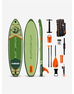 Cап борд надувной NEO 10.6 320х81х15 в максимальной комплектации., Зеленый Supforfun