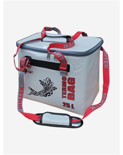 Сумка-Термос бокс 25 л (38 х24 х33 см) с крышкой (серый), Серый Митек