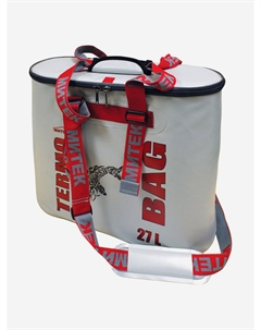 Сумка-Термос овал 27л (50х20х40) с крышкой (серый), Серый Митек