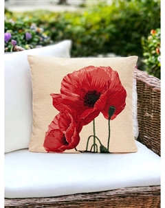 Наволочка "Крымские маки", 45х45 см Le gobelin
