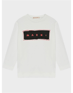 Толстовка с логотипом, белая Marni