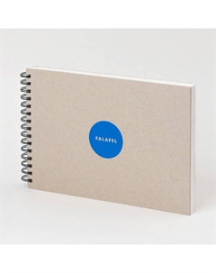 Скетчбук А4 S4 Grey Aquar. Falafel books