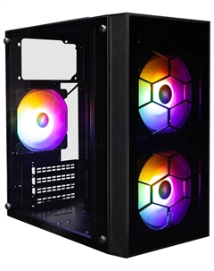 Компьютерный корпус 1STPLAYER FIREBASE X1 Black (X1-BK-3F1) 1stplayer