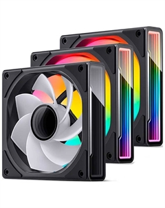Вентилятор для корпуса Jonsbo ZK-120BR (3 in 1) Black REVERSE