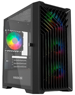 Компьютерный корпус Powercase Mistral Micro X4B Black (CMMXB-L4)