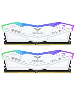 Оперативная память Team Group DDR5 32Gb (2x16Gb) 5600MHz T-Force Delta RGB White (FF4D532G5600HC32DC01) Team group