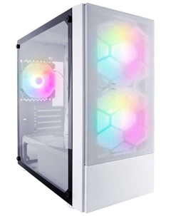 Компьютерный корпус 1STPLAYER FIREBASE X4-M White (X4-M-WH-2F1P-W-1F1-W) 1stplayer