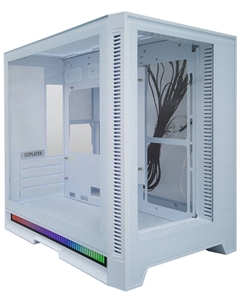 Компьютерный корпус 1STPLAYER STEAMPUNK SP6 White (SP6-G-WH) 1stplayer