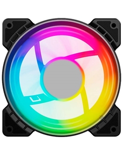 Вентилятор для корпуса Powercase M6-14-LED 5 color LED, 140 mm, Molex (OEM)
