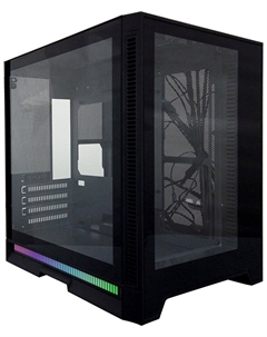 Компьютерный корпус 1STPLAYER STEAMPUNK SP6 Black (SP6-G-BK) 1stplayer