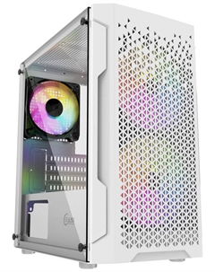 Компьютерный корпус Powercase Mistral Micro Z3W Mesh LED (CMIMZW-L3)