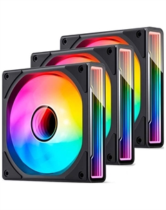 Вентилятор для корпуса Jonsbo ZK-120B (3 in 1) Black