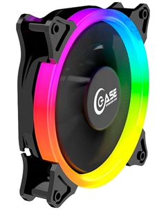 Вентилятор для корпуса Powercase PF1-3+4 5 color LED 120mm OEM