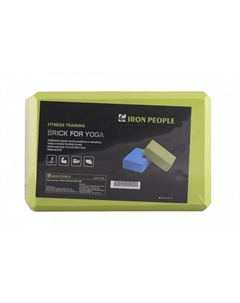 Блок для йоги IR97416B зеленый Iron people