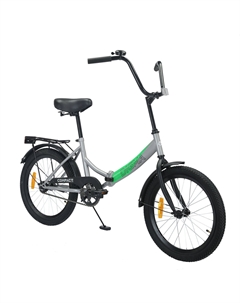 Складной городской велосипед Compact, 20", ножной тормоз, стальная рама Digma