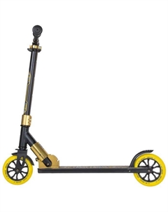 Самокат подростковый TT Comfort 145R, алюминиевая рама, черный/желтый Tech team