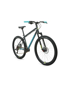 Велосипед Sporting 27.5 X D 2022 рост 19 темно-серый/зеленый Forward