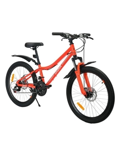 Горный велосипед Rich, 24", алюминиевая рама, оранжевый Digma